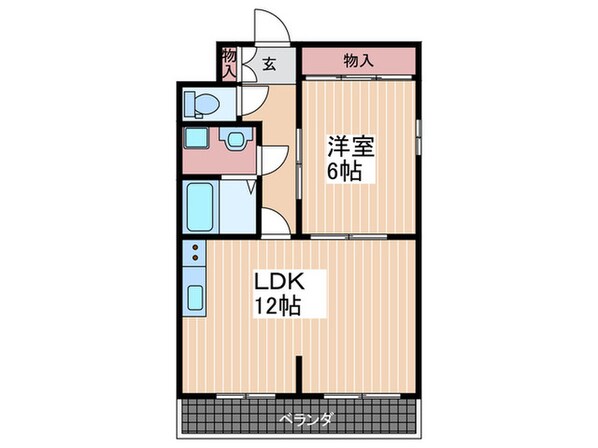 サンコートＦ新庄の物件間取画像